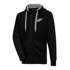 Detroit Red Wings Antigua Metallic Logo Victory Full-Zip Hoodie - Black | NHL sale