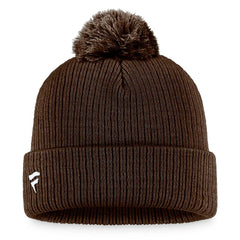 Cleveland Browns Women's Cuffed Knit Hat with Pom - Brown - Fanatics