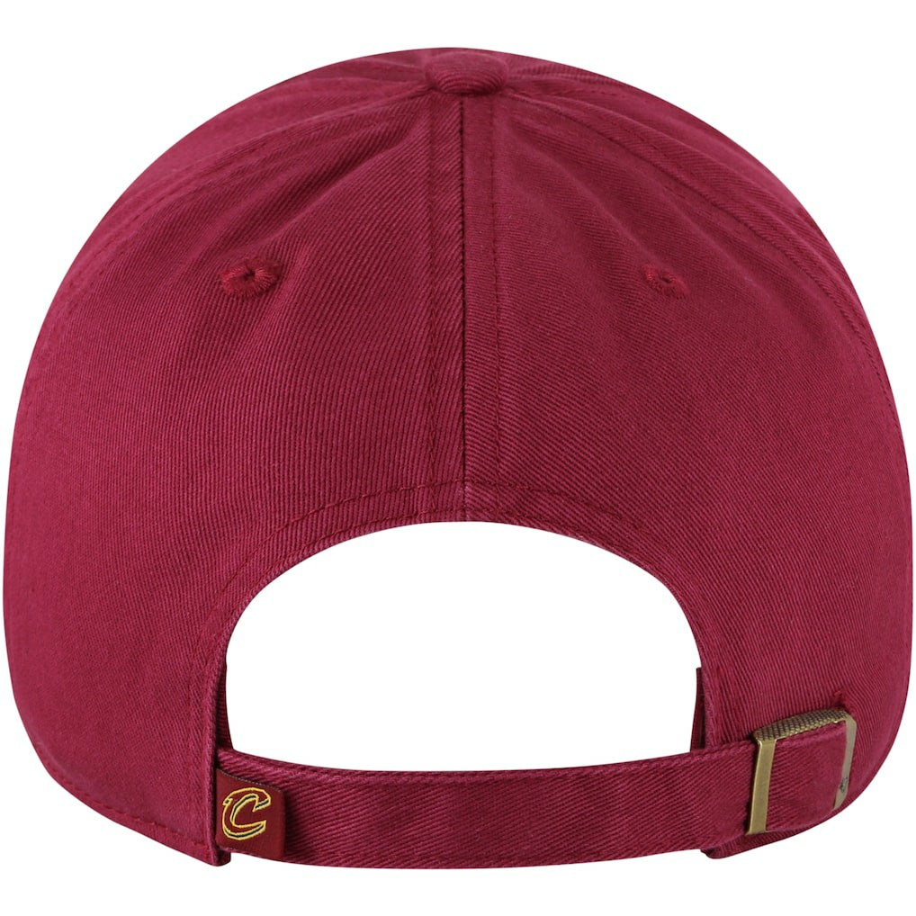 47 brand Cleveland Cavaliers '47 Core Wordmark Clean Up Adjustable Hat Wine