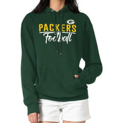 Green Bay Packers G-III 4Her by Carl Banks Women's Graphic Fleece Pullover Hoodie - Green - NFL