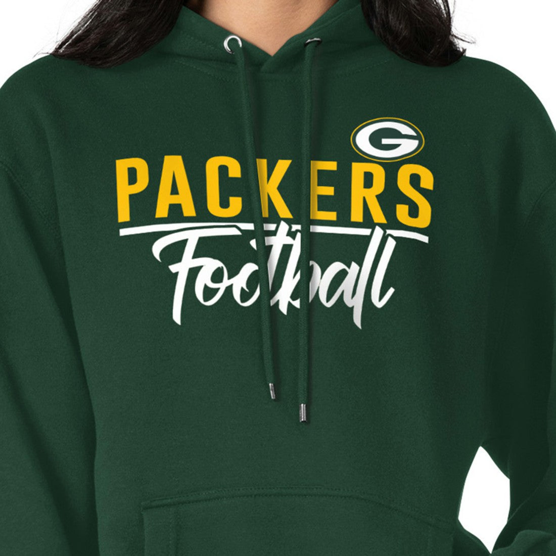 Green Bay Packers G-III 4Her by Carl Banks Women's Graphic Fleece Pullover Hoodie - Green - NFL