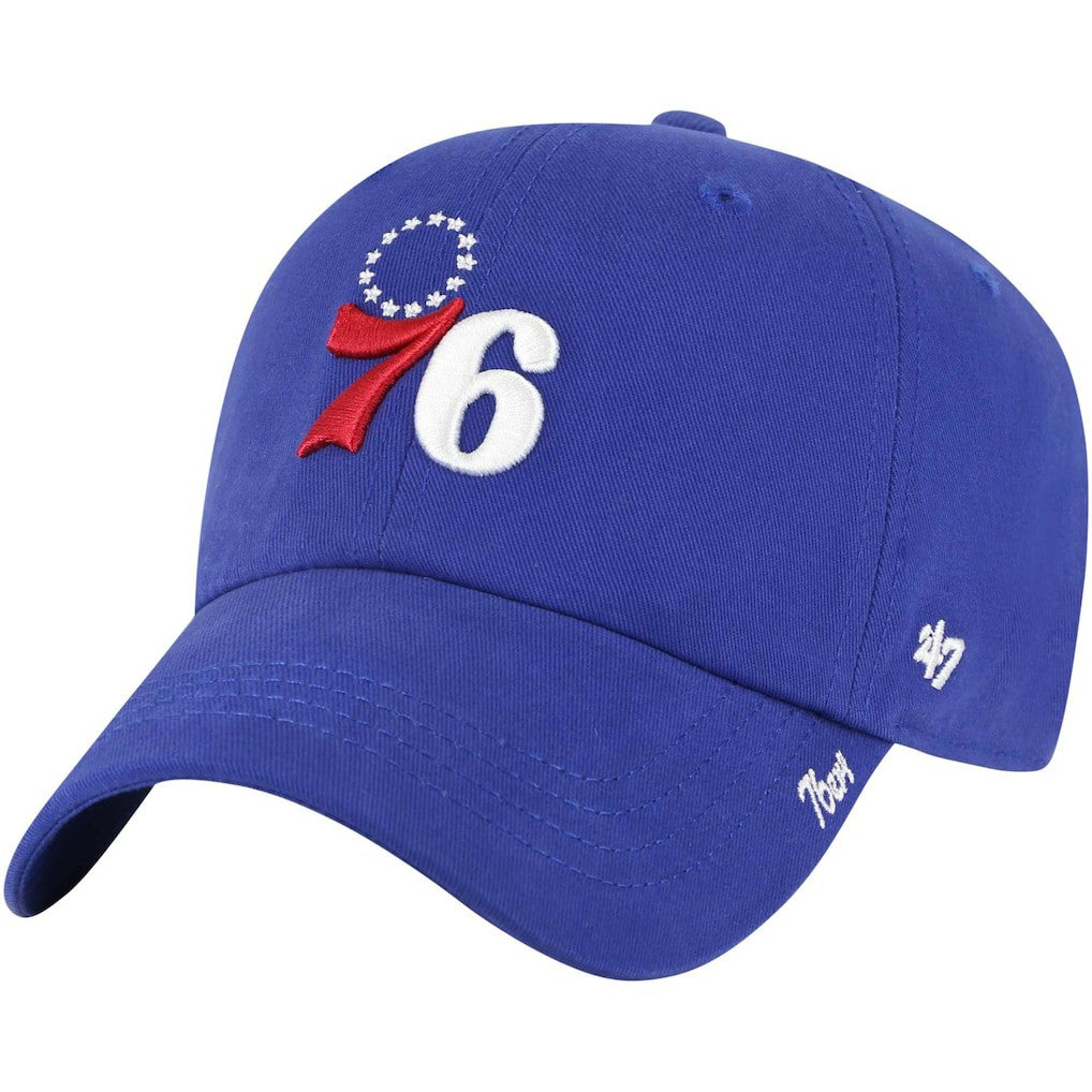 47 brand Philadelphia 76ers '47 Women's Miata Clean Up Adjustable Hat Royal