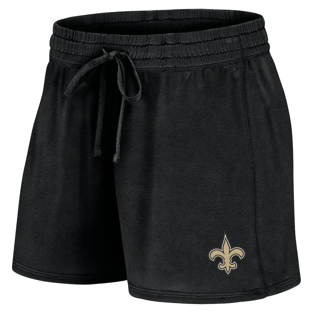New Orleans Saints Women's Start to Finish T-Shirt & Shorts Combo Pack - Black - Fanatics