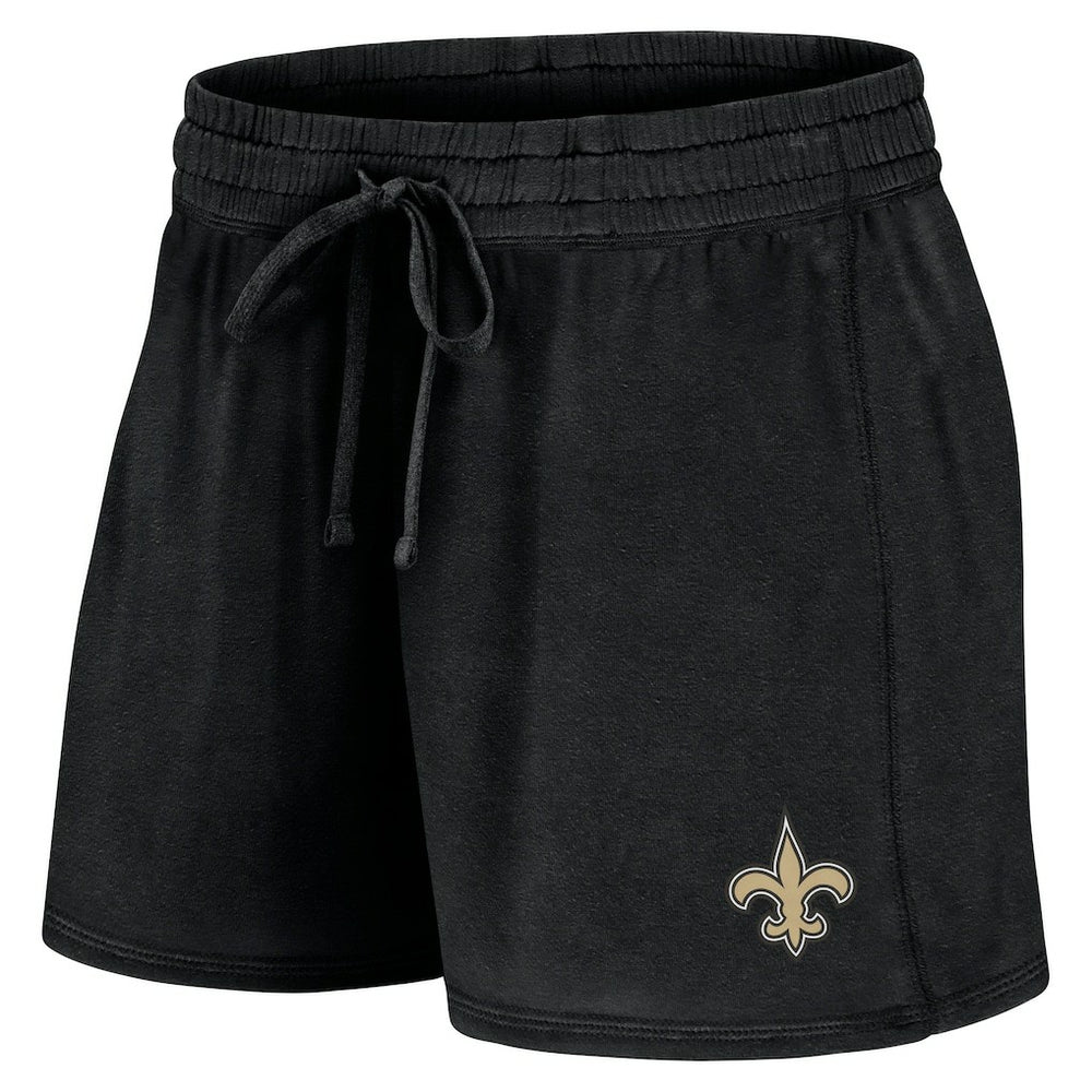 New Orleans Saints Women's Start to Finish T-Shirt & Shorts Combo Pack - Black - Fanatics