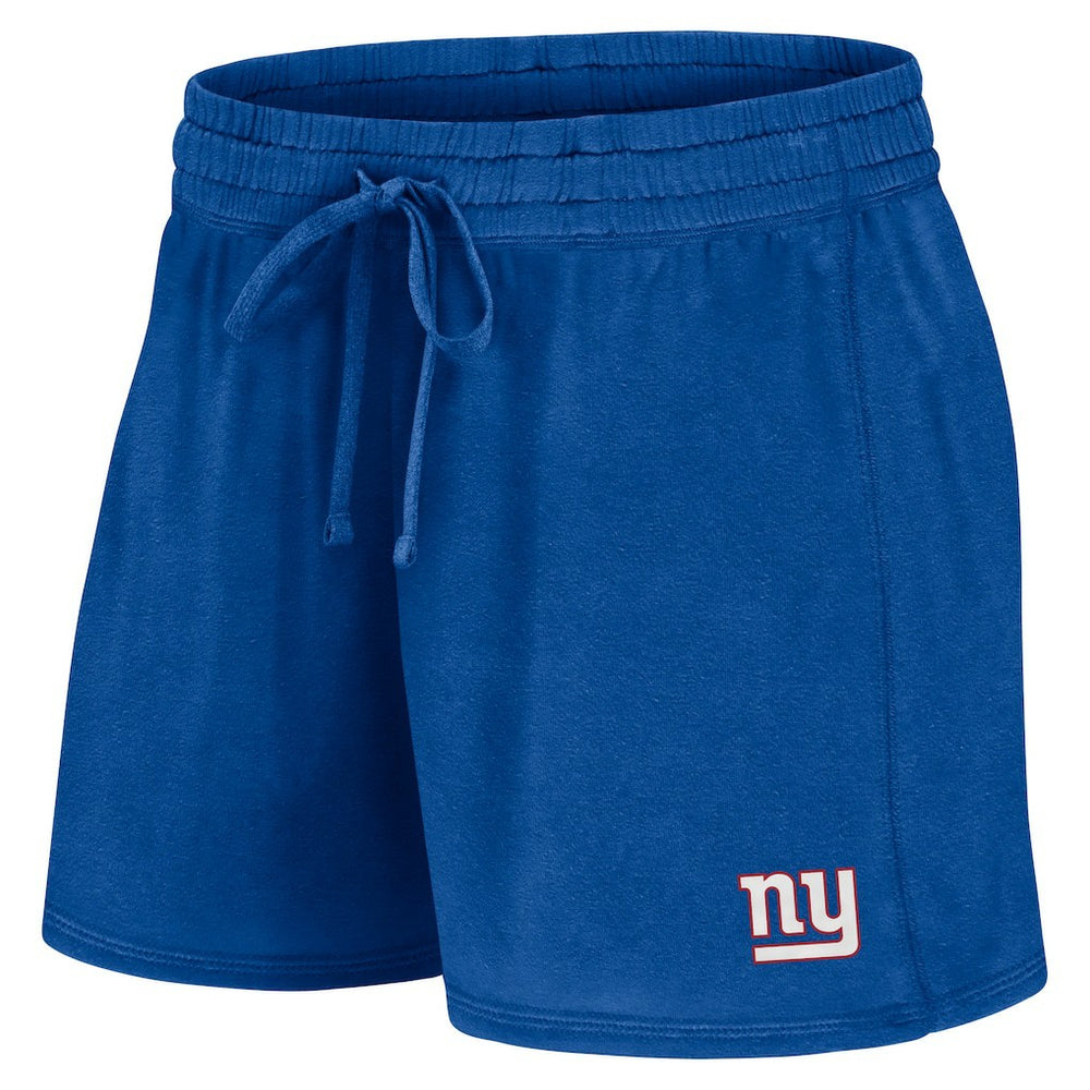 New York Giants Women's Start to Finish T-Shirt & Shorts Combo Pack - Royal - Fanatics
