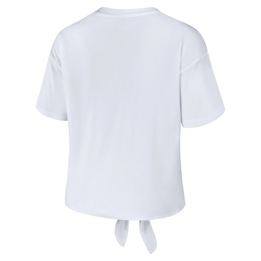 Phoenix Suns WEAR by Erin Andrews Women's Tie-Front T-Shirt White