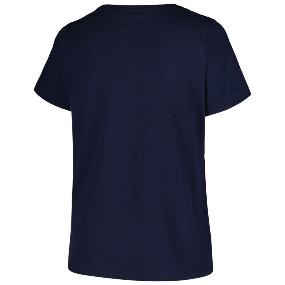 Cleveland Guardians Profile Women's Plus Size Arch Logo T-Shirt Outlet
