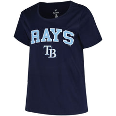 Tampa Bay Rays Profile Women's Plus Size Arch Logo T-Shirt Near Me
