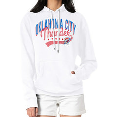 Oklahoma City Thunder G-III 4Her by Carl Banks Women's Filigree Logo Pullover Hoodie - White