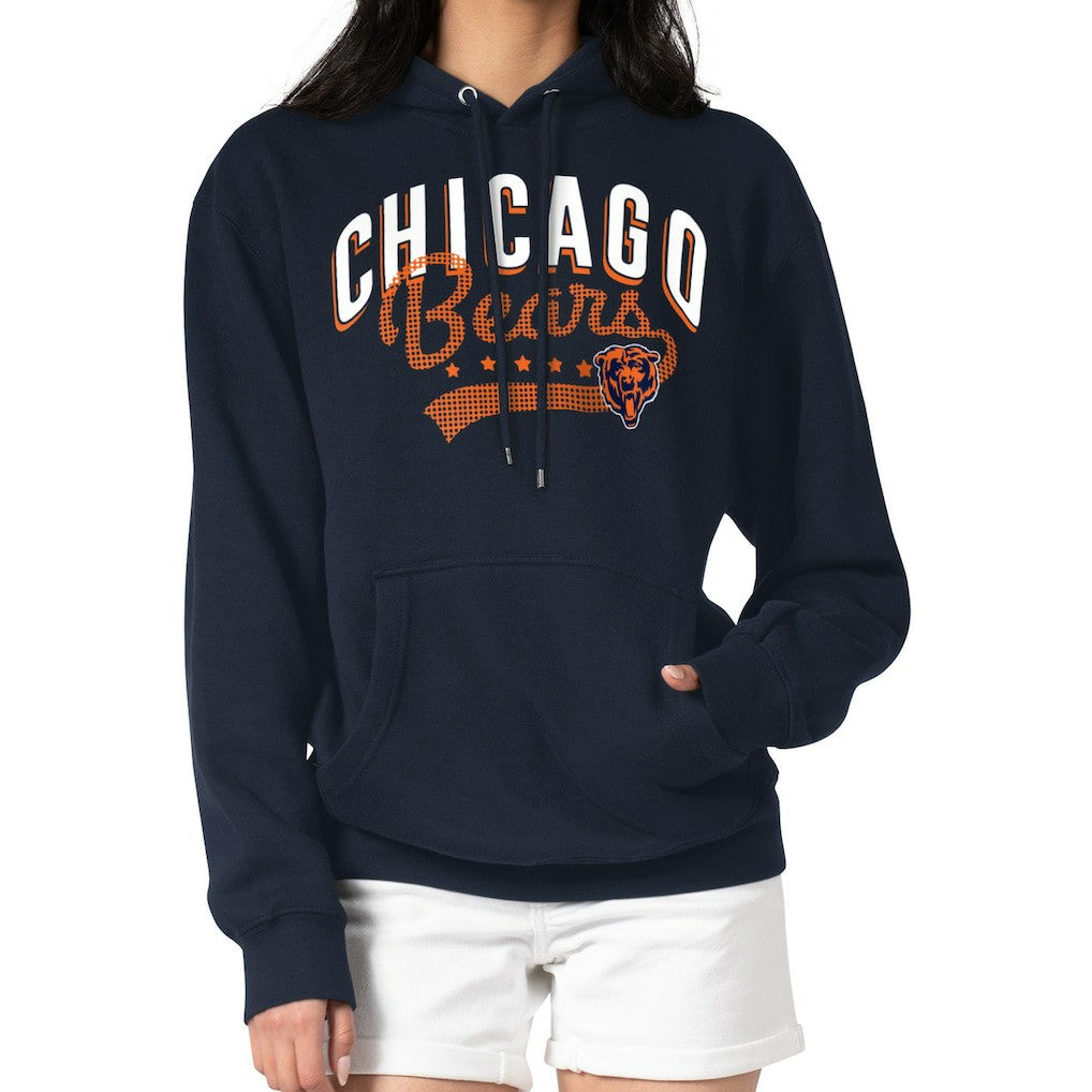 Chicago Bears G-III 4Her by Carl Banks Women's Filigree Logo Pullover Hoodie – Navy - NFL