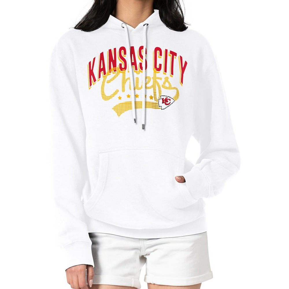 Kansas City Chiefs G-III 4Her by Carl Banks Women's Filigree Logo Pullover Hoodie – White - NFL