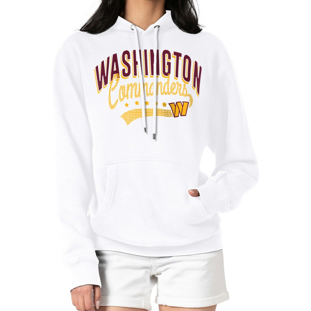 Washington Commanders G-III 4Her by Carl Banks Women's Filigree Logo Pullover Hoodie – White - NFL
