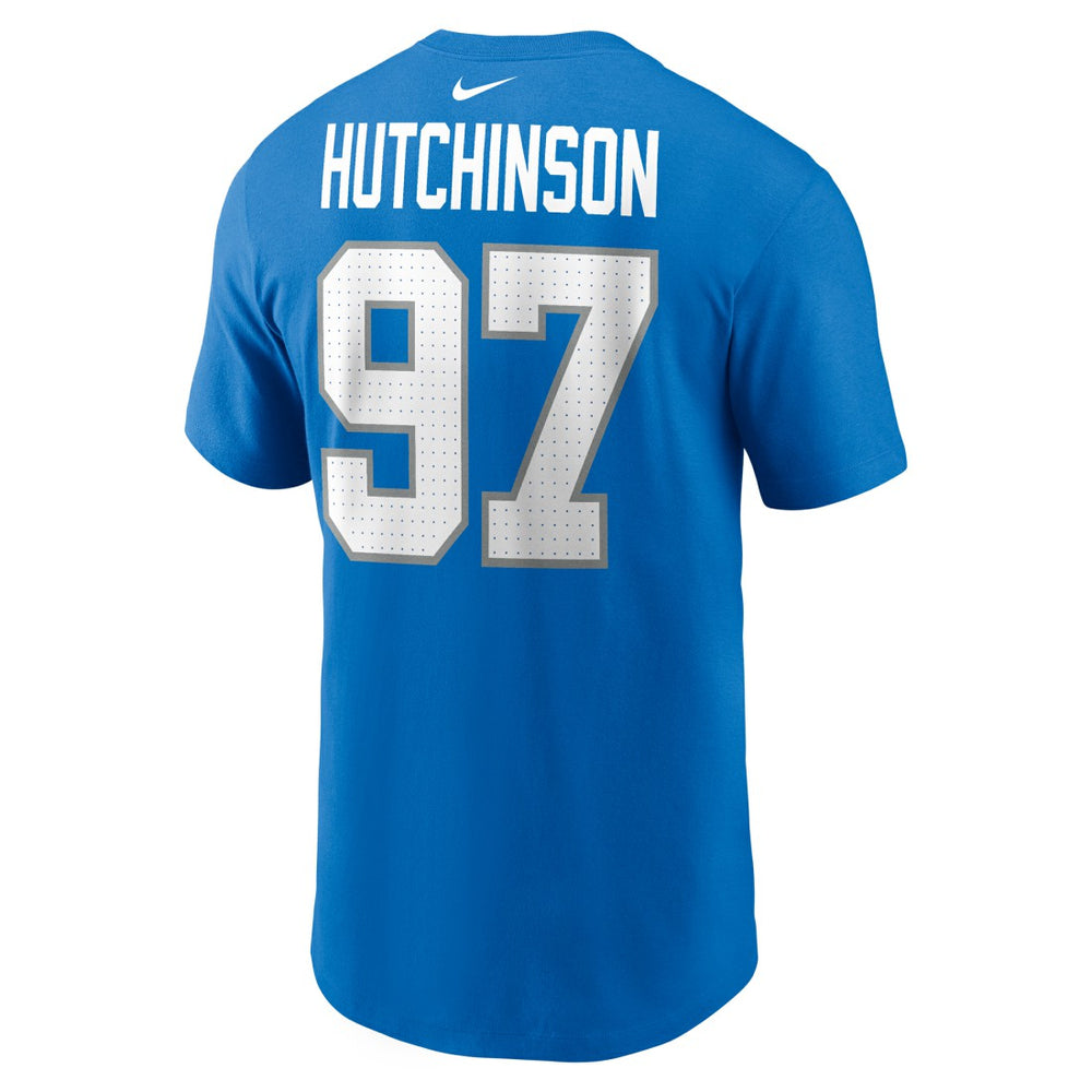 Aidan Hutchinson Detroit Lions Youth Player Name & Number T-Shirt - Blue - Nike