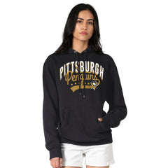 Pittsburgh Penguins G-III 4Her by Carl Banks Women's Filigree Logo Pullover Hoodie – Black | NHL Clearance