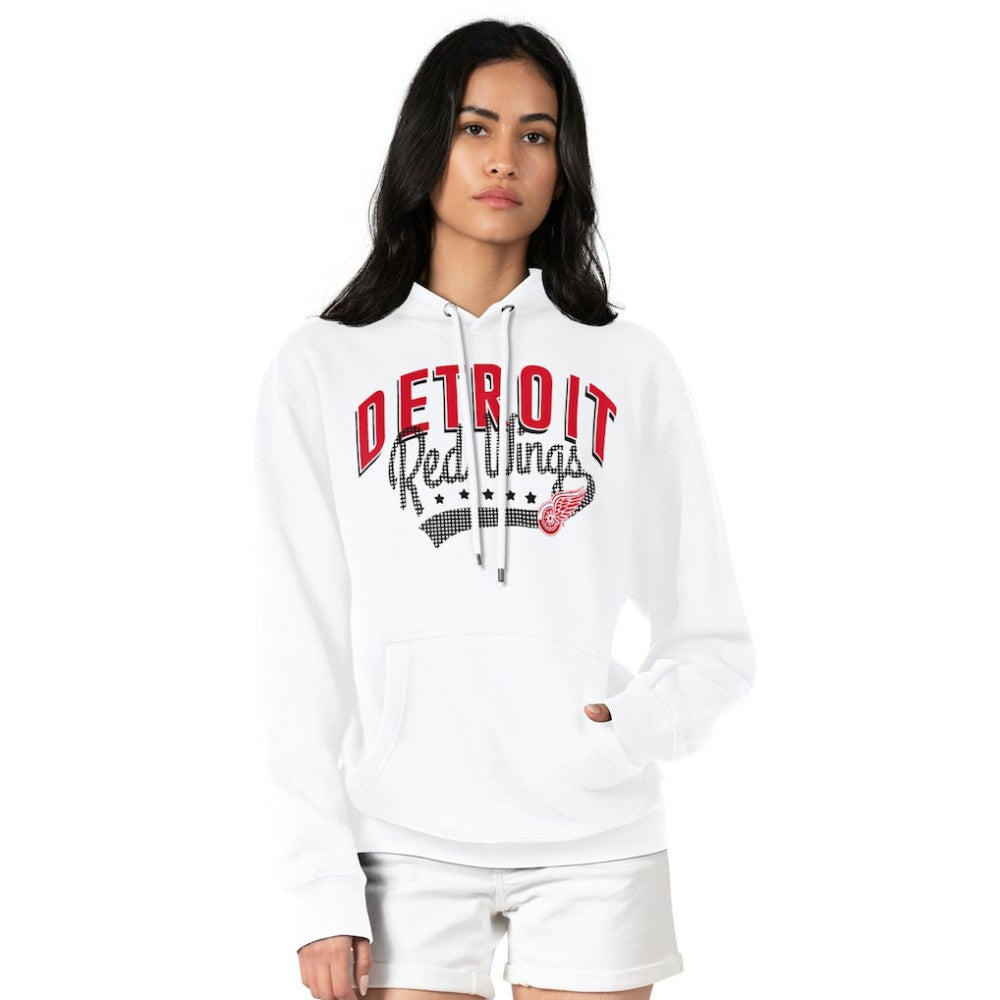 Detroit Red Wings G-III 4Her by Carl Banks Women's Filigree Logo Pullover Hoodie – White | NHL near me