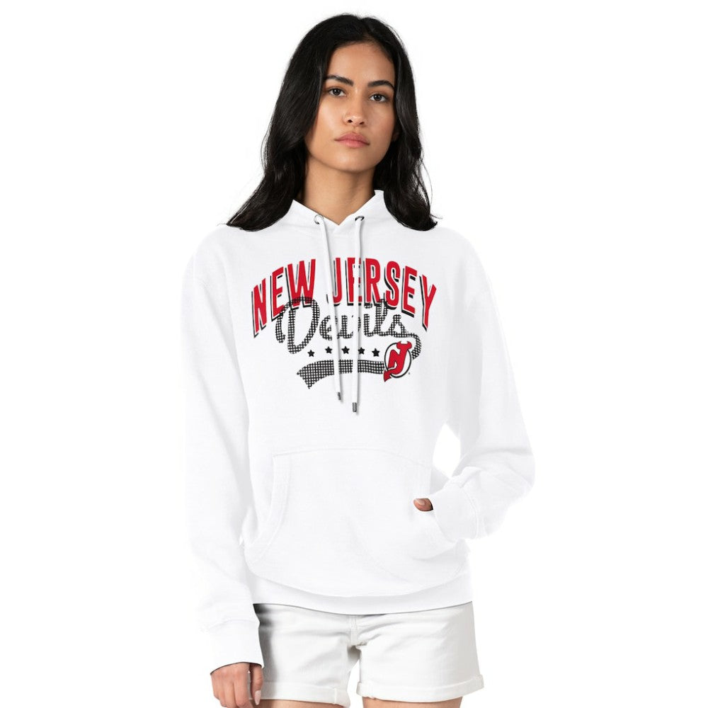 New Jersey Devils G-III 4Her by Carl Banks Women's Filigree Logo Pullover Hoodie – White | NHL sale