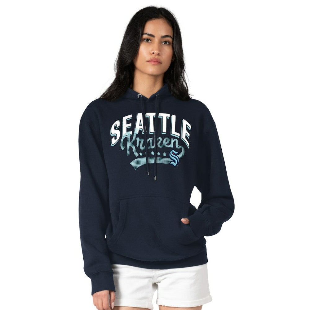 Seattle Kraken G-III 4Her by Carl Banks Women's Filigree Logo Pullover Hoodie – Deep Sea Blue | NHL online