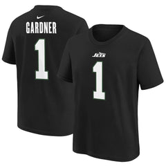 Ahmad Sauce Gardner New York Jets Youth Player Name & Number T-Shirt - Black - Nike
