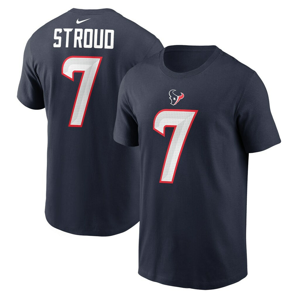 C.J. Stroud Houston Texans Youth Player Name & Number T-Shirt - Navy - Nike