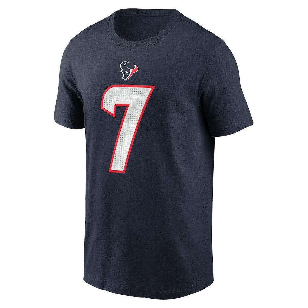 C.J. Stroud Houston Texans Youth Player Name & Number T-Shirt - Navy - Nike