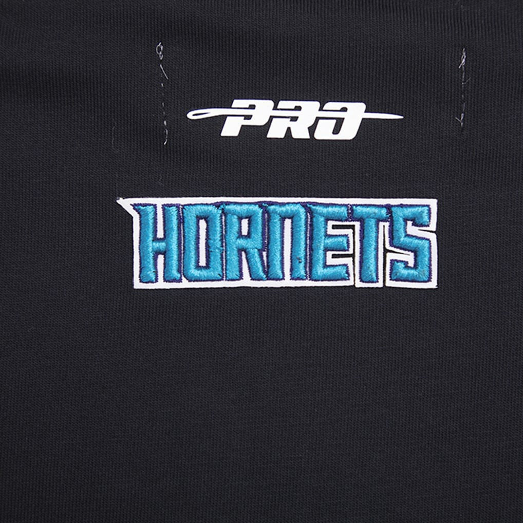 Charlotte Hornets Pro Standard Women's Script Boyfriend T-Shirt Black