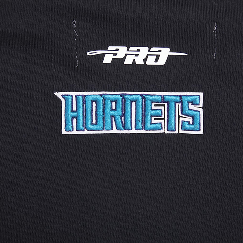 Charlotte Hornets Pro Standard Women's Script Boyfriend T-Shirt Black