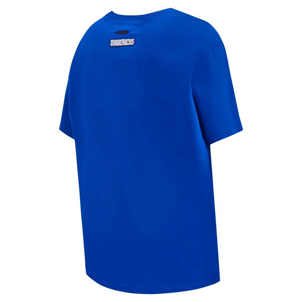 Dallas Mavericks Pro Standard Women's Script Boyfriend T-Shirt Royal