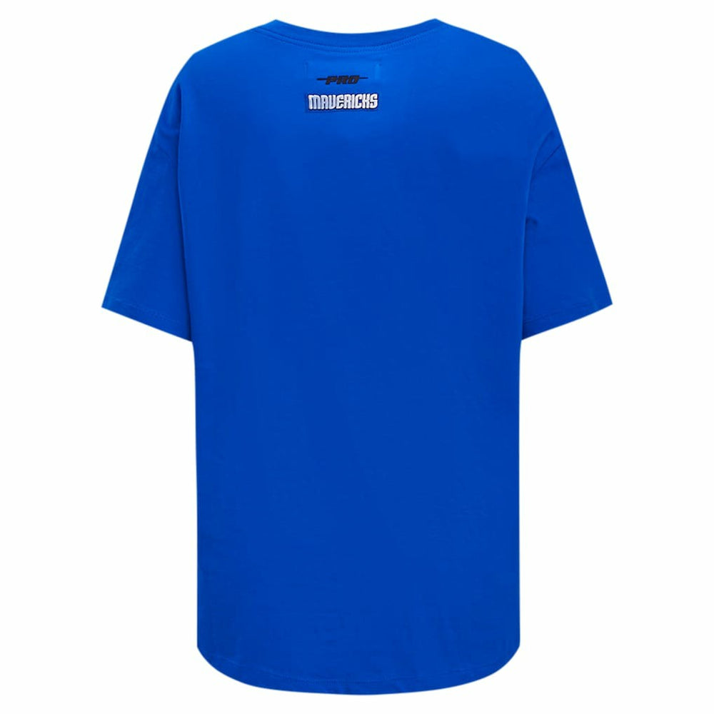 Dallas Mavericks Pro Standard Women's Script Boyfriend T-Shirt Royal