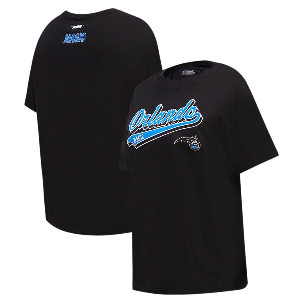 Orlando Magic Pro Standard Women's Script Boyfriend T-Shirt Black