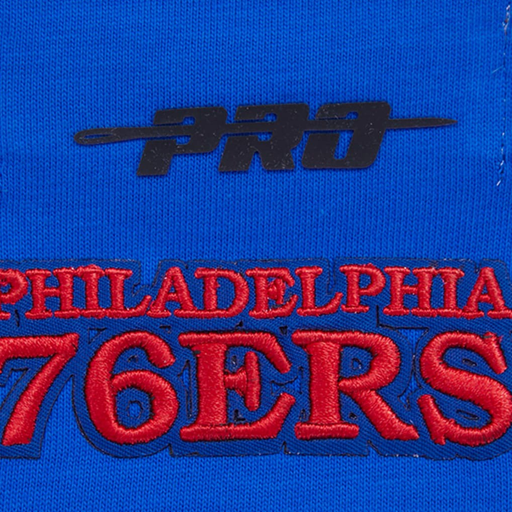 Philadelphia 76ers Pro Standard Women's Script Boyfriend T-Shirt Royal
