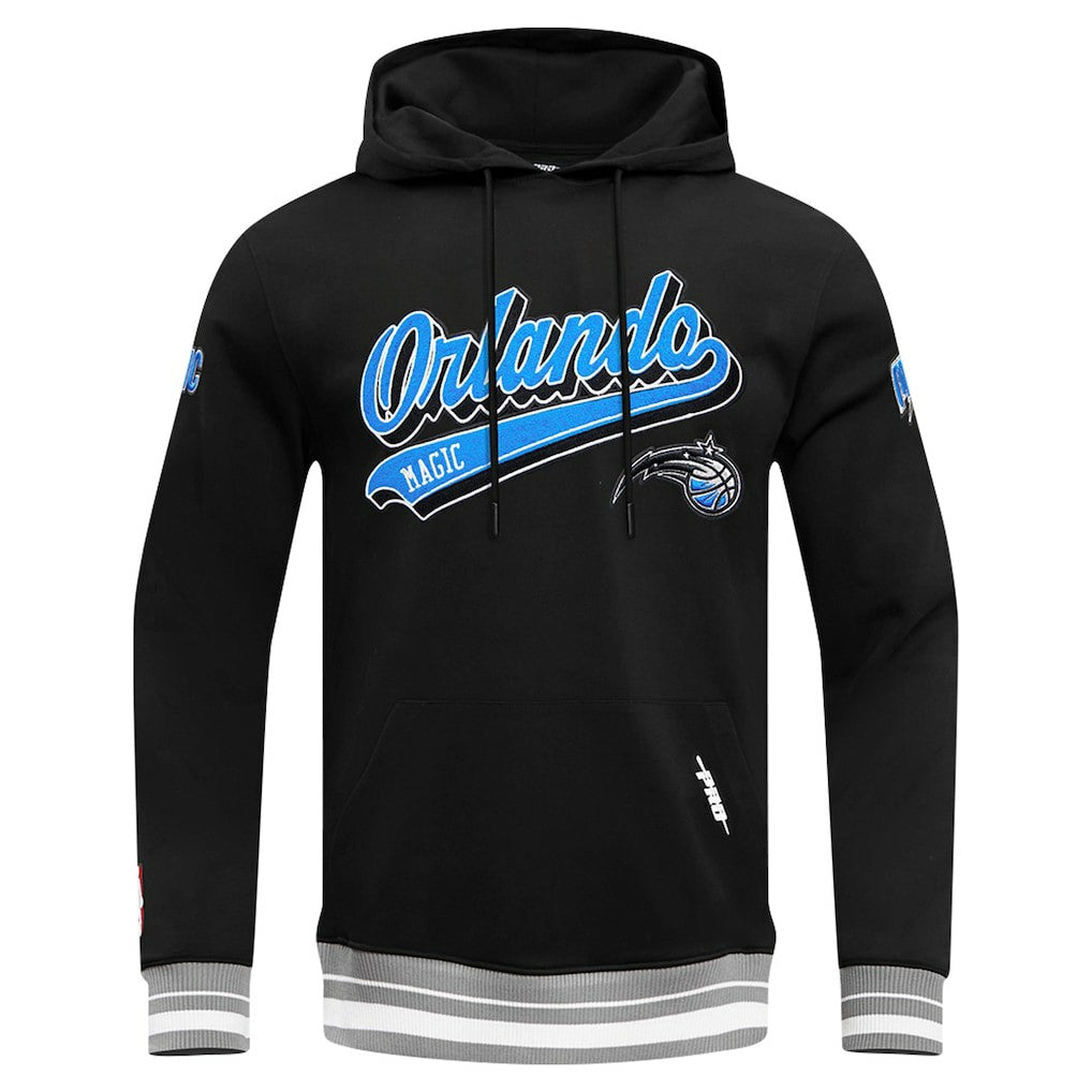 Orlando Magic Pro Standard Script Tail Pullover Hoodie Black