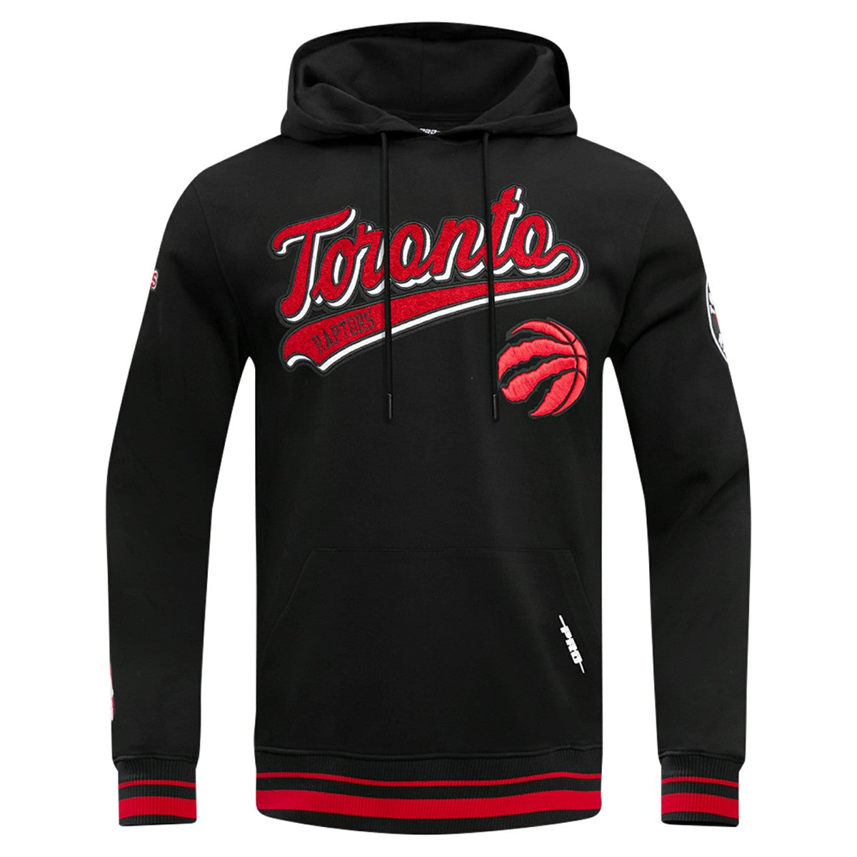 Toronto Raptors Pro Standard Script Tail Pullover Hoodie Black