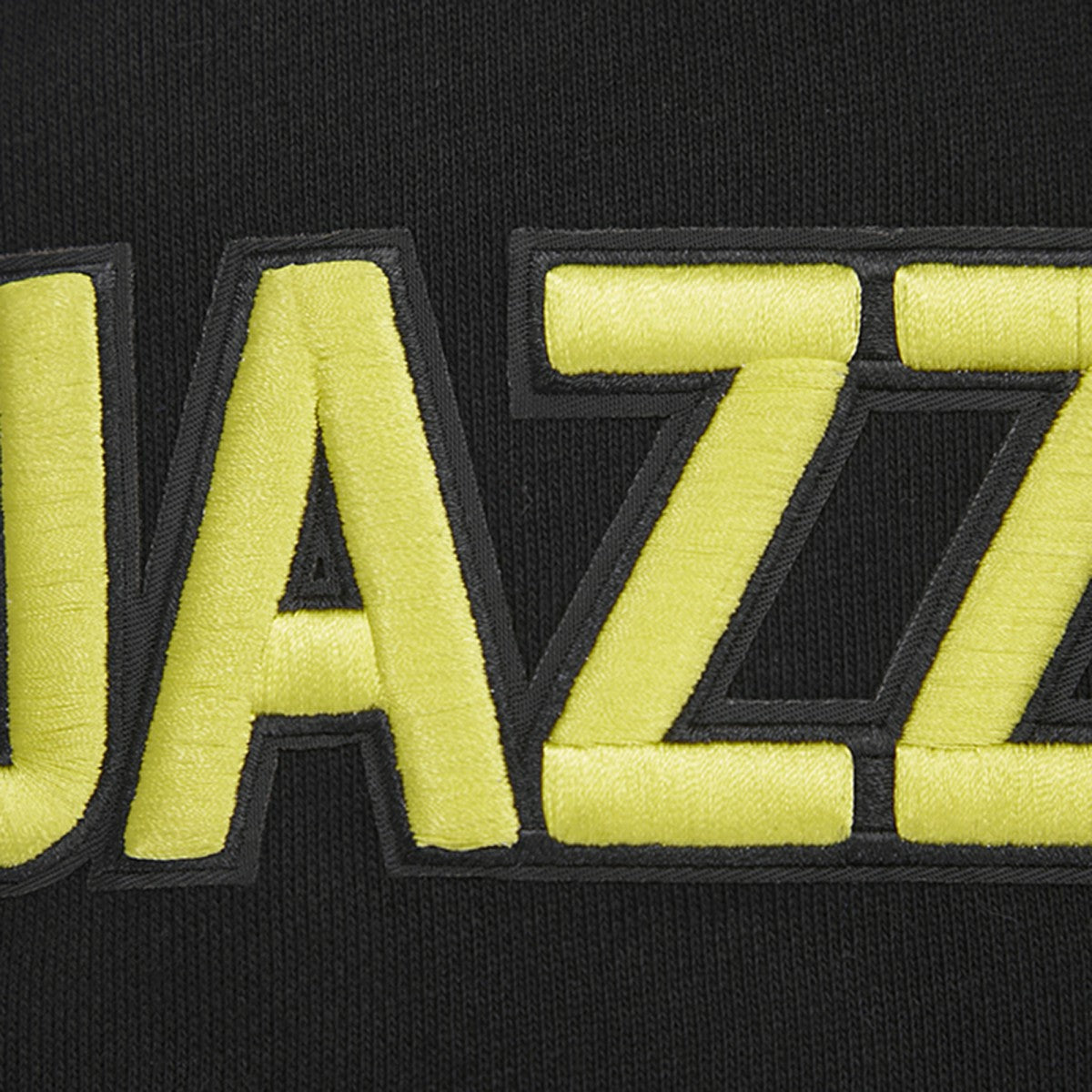 Utah Jazz Pro Standard Script Tail Pullover Hoodie Black