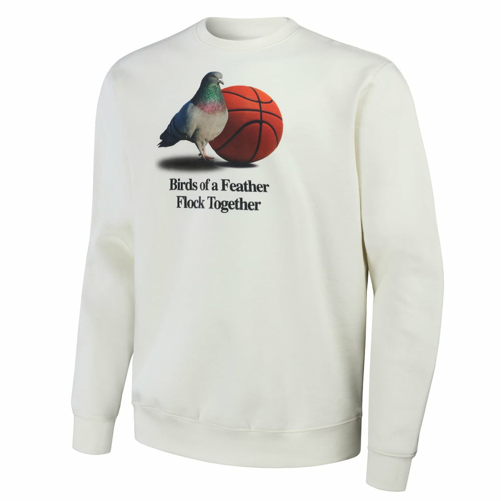 NBA x Staple All Teams Birds of a Feather Crew Sweatshirt Cream