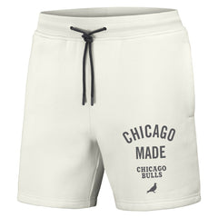 Chicago Bulls NBA x Staple Heavyweight Fleece Shorts Cream