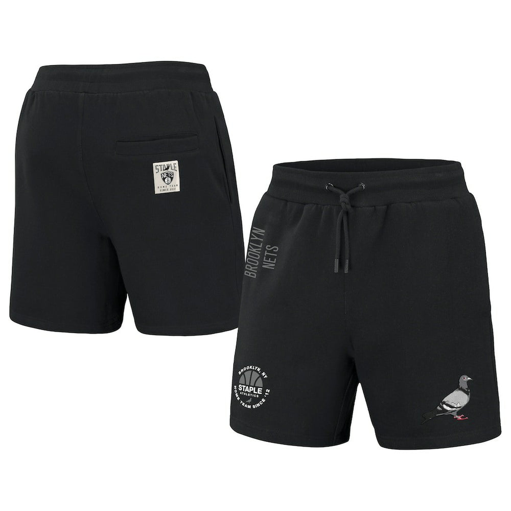 Brooklyn Nets NBA x Staple Home Team Shorts Black