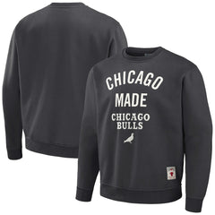 Chicago Bulls NBA x Staple Plush Pullover Sweatshirt Anthracite