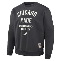 Chicago Bulls NBA x Staple Plush Pullover Sweatshirt Anthracite