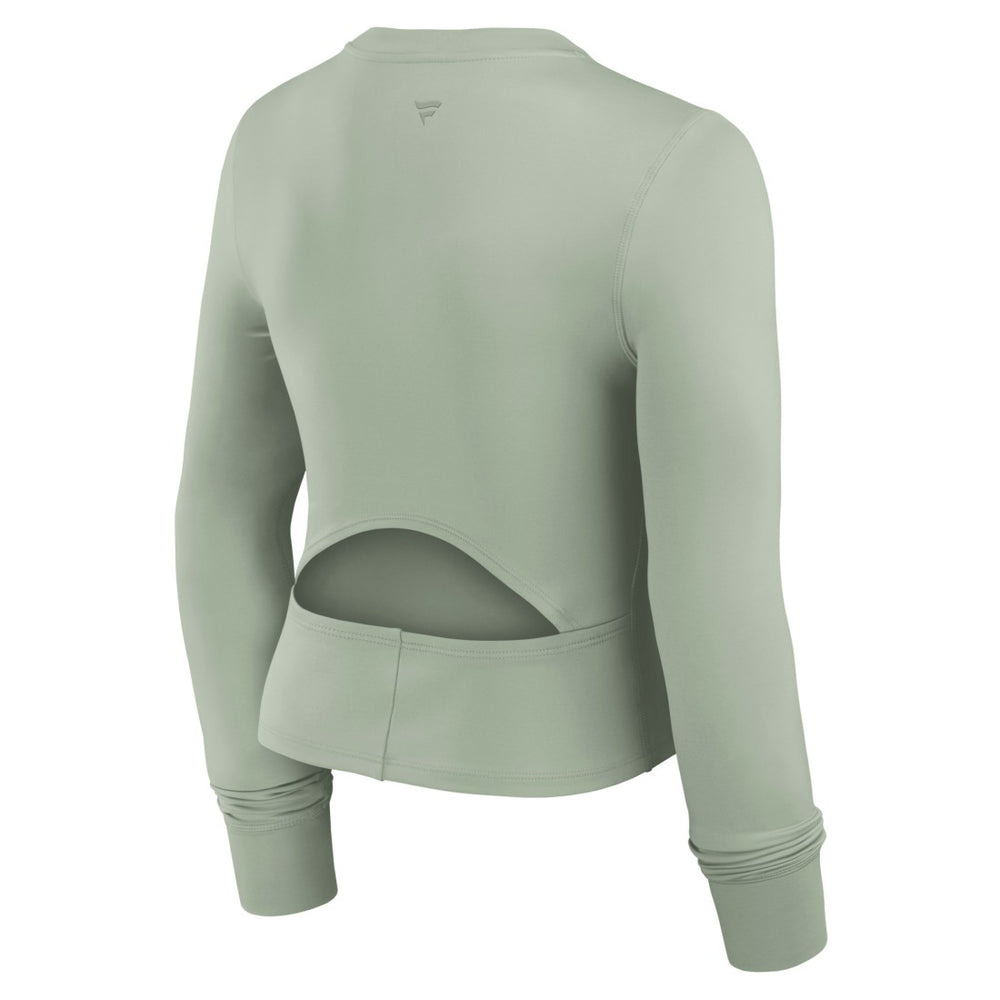 Green Bay Packers Women's Studio Fitted Long Sleeve Gym Top - Green - Fanatics