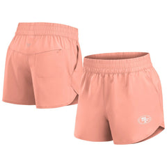 San Francisco 49ers Women's Front Office Woven Shorts - Coral - Fanatics