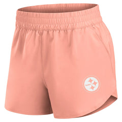 Pittsburgh Steelers Women's Front Office Woven Shorts - Coral - Fanatics