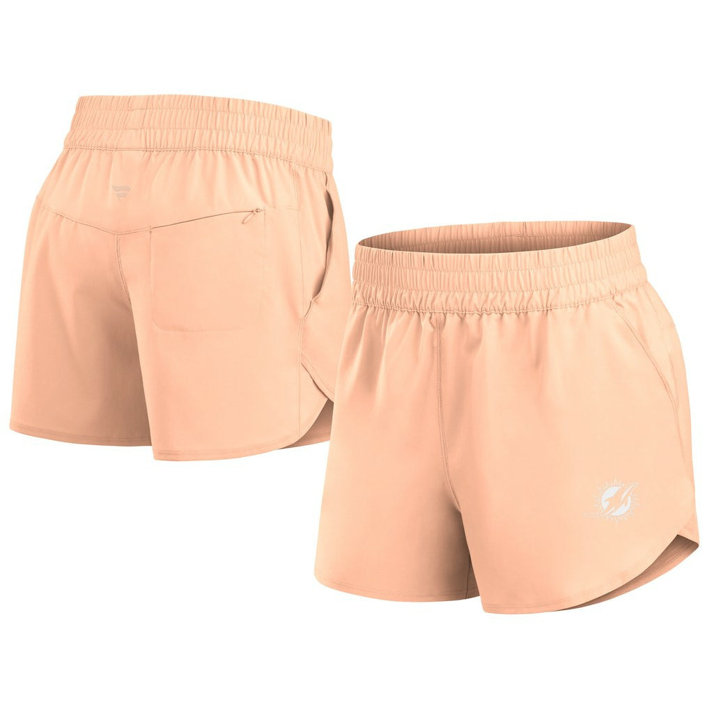 Miami Dolphins Women's Front Office Woven Shorts - Orange - Fanatics