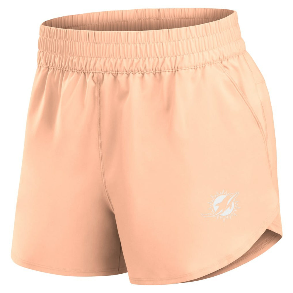 Miami Dolphins Women's Front Office Woven Shorts - Orange - Fanatics