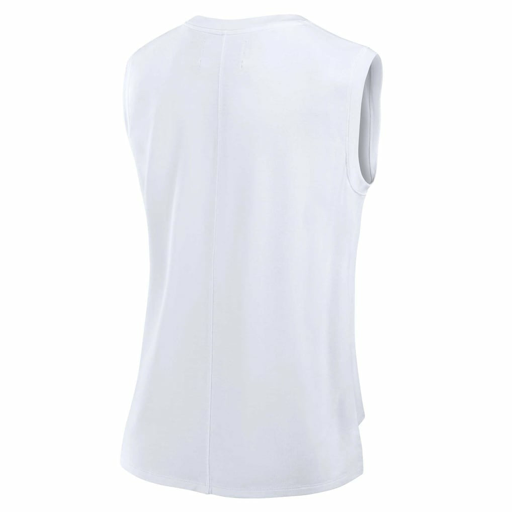 Dallas Cowboys Women's Studio Gym Tank Top - White - Fanatics