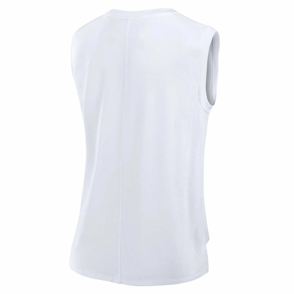 Dallas Cowboys Women's Studio Gym Tank Top - White - Fanatics