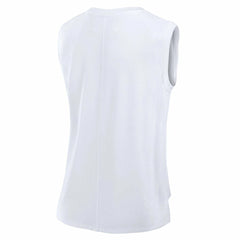 Dallas Cowboys Women's Studio Gym Tank Top - White - Fanatics