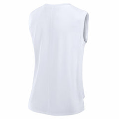 Los Angeles Rams Women's Studio Gym Tank Top - White - Fanatics