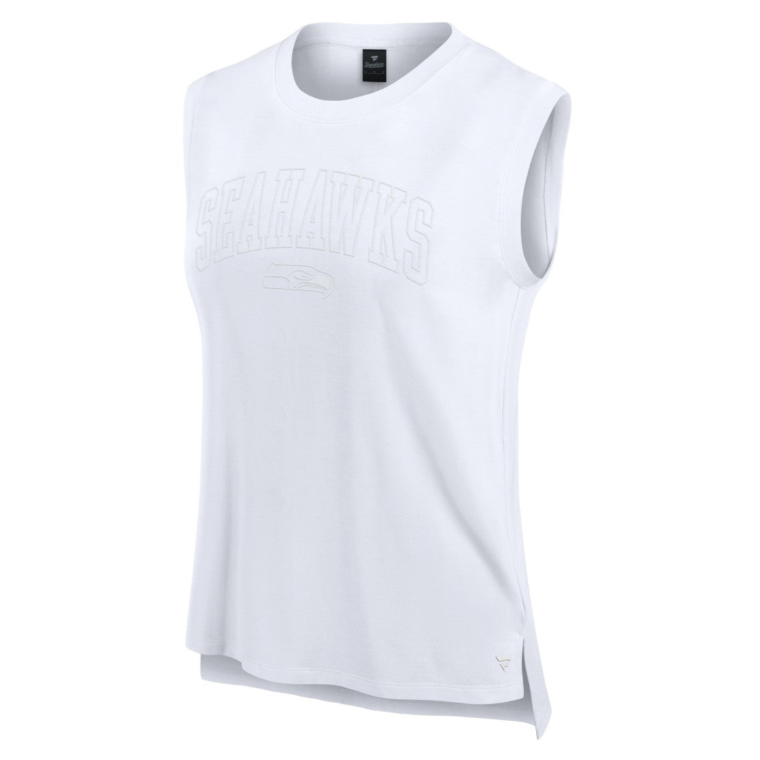 Seattle Seahawks Women's Studio Gym Tank Top - White - Fanatics