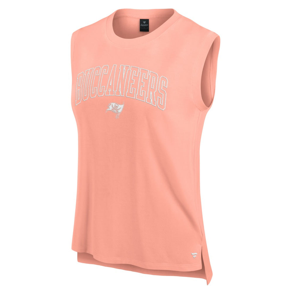Tampa Bay Buccaneers Women's Studio Gym Tank Top - Coral - Fanatics
