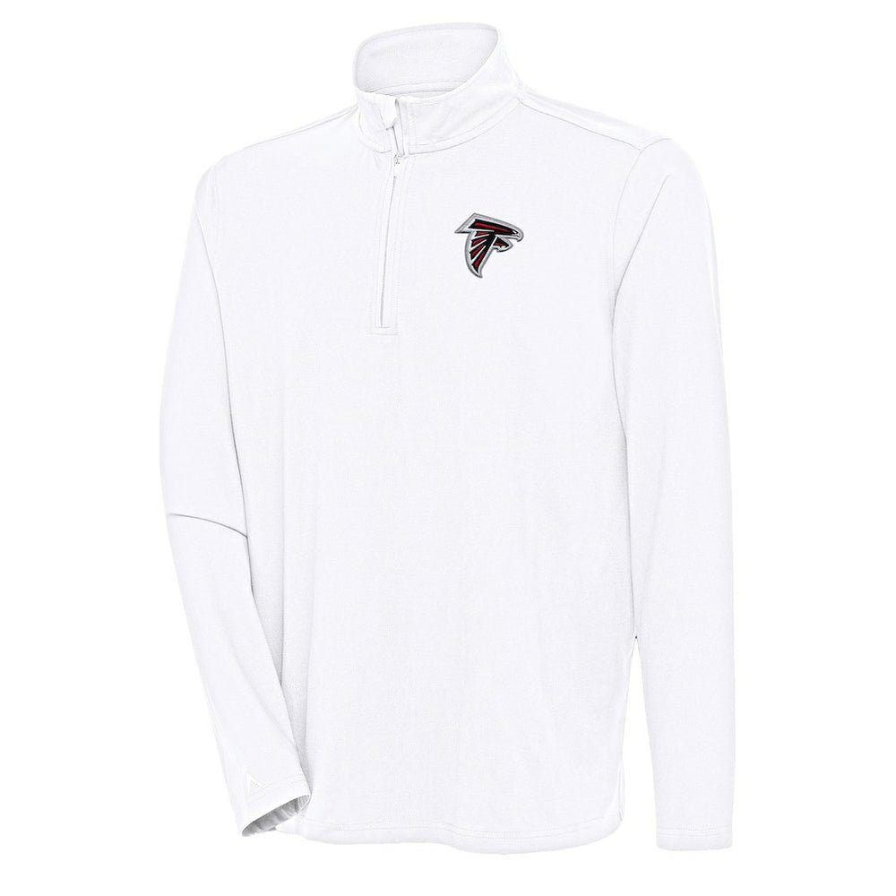 Atlanta Falcons Antigua Hunk Quarter-Zip Pullover Top - White - NFL